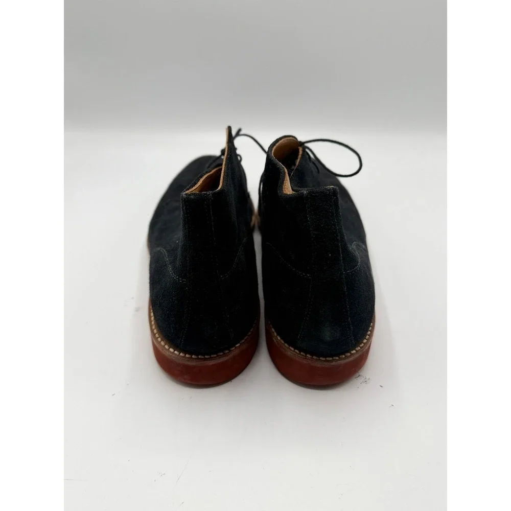 Walk-Over Mens Suede Chukka Boots Black Red Brick Sole 35010I Size 12 No Box